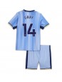 Tottenham Hotspur Archie Gray #14 Bortedraktsett Barn 2024-25 Korte ermer (+ bukser)